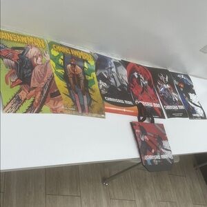 Chainsaw Man ALL 6 Anime Movie Posters + Tote Bag